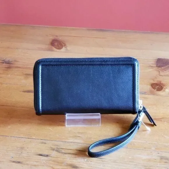 Kate Spade Patterson Drive Anita Leather Wristlet Wallet Continental Zip Around